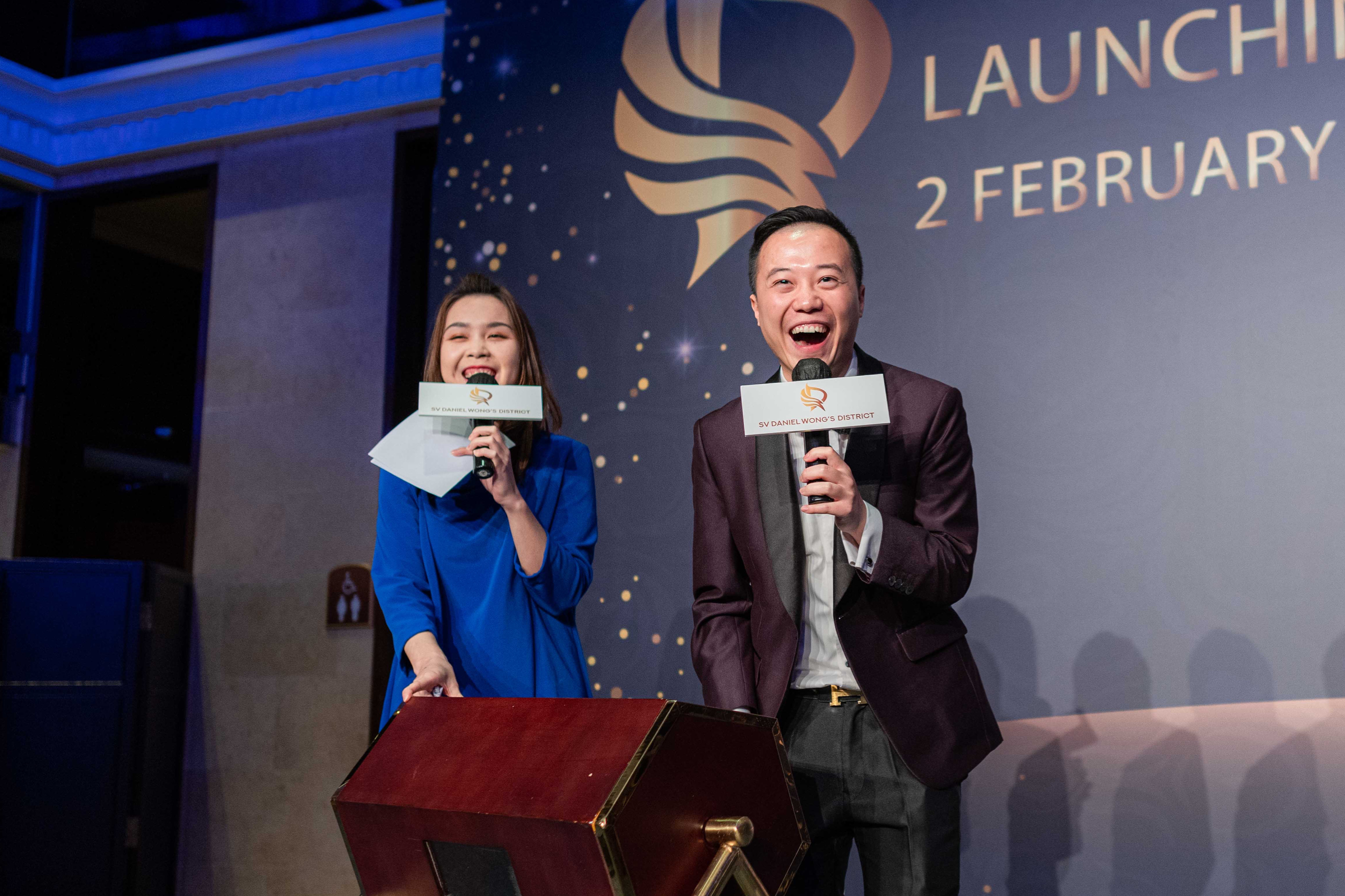 Rainbow 陳彩虹司儀工作紀錄: SV Daniel Wong's District Launching Ceremony